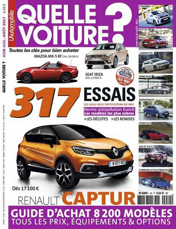 Quelle Voiture - Juin-Août 2017