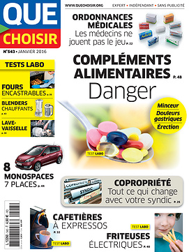 Que Choisir Mensuel n° 543 - janvier 2016