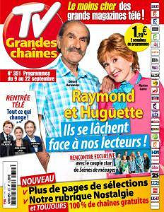 TV Grandes chaînes - 9 au 22 Septembre 2017
