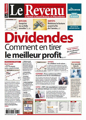 Le Revenu N°1456 - 24 au 30 Novembre 2017