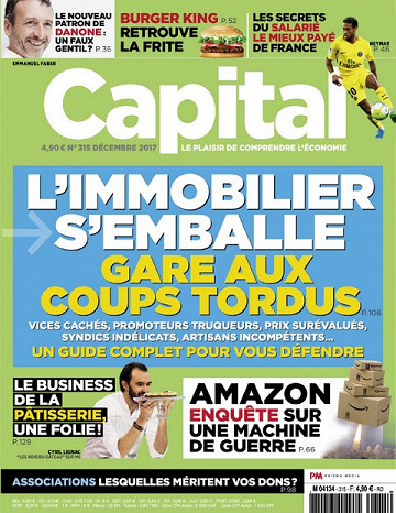 Capital N°315 - Décembre 2017