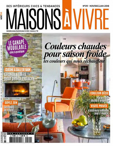 Maisons à vivre N°29 - Novembre 2017 - Janvier 2018