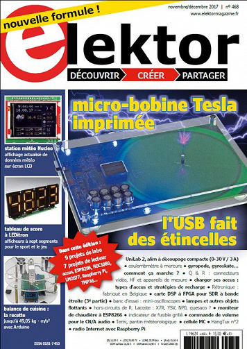 Elektor N°468 - Novembre-Décembre 2017