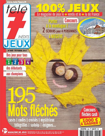 Télé 7 Jeux N°448 - Octobre 2017
