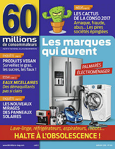 60 Millions de Consommateurs - Janvier 2018