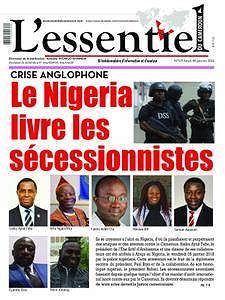 L’essentiel du Cameroun - 08 janvier 2018