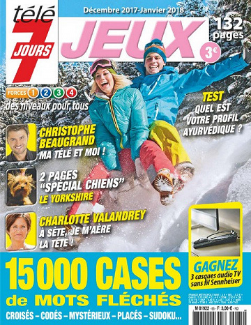 Télé 7 Jours Jeux N°65 - Décembre 2017 - Janvier 2018