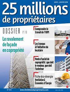 25 Millions de Proprietaires - janvier 2018