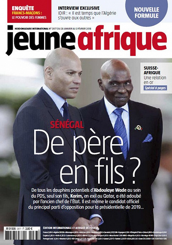Jeune Afrique N°2977 - 28 Janvier au 3 Février 2018