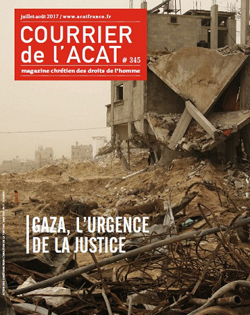 Courrier de l’Acat N°345 - Gaza l’urgence de la justice