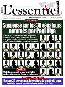 L’essentiel du Cameroun N°151 - 09 Avril 2018