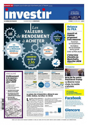 Investir N°2310 - 14 Avril 2018