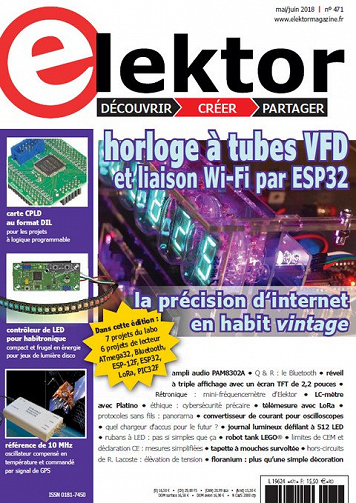 Elektor France N°471 - Mai-Juin 2018