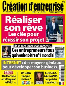 Création d’Entreprise - Juillet-Septembre 2018