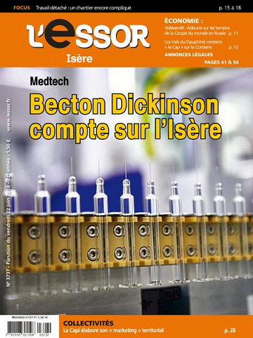 L’Essor Isère - 22 Juin 2018