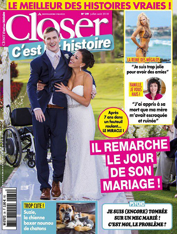 Closer C’est leur histoire - Juillet-Août 2018
