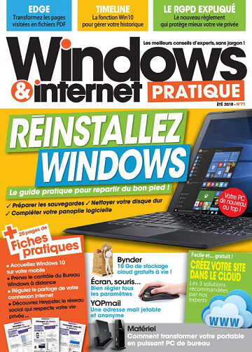 Windows & Internet Pratique N.71 - Été 2018