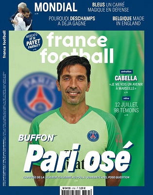 France Football - 10 Juillet 2018