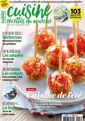 Cuisine, Recettes du Marché - Juillet-Septembre 2018