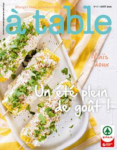 À Table - Août 2018
