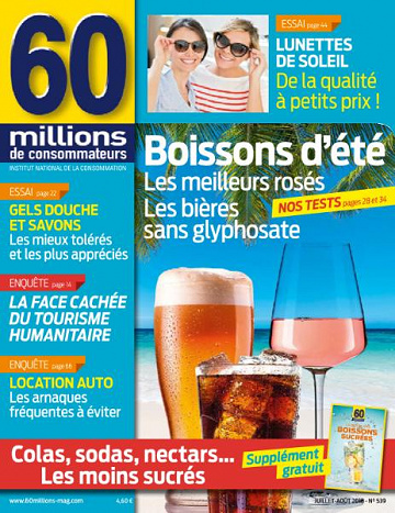 60 Millions de Consommateurs - Juillet 2018