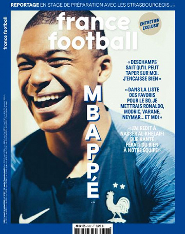 France Football - 24 Juillet 2018