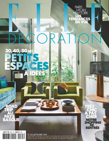 Elle Decoration France - Septembre 2018