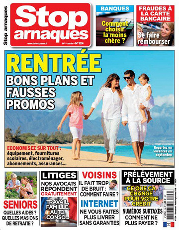 Stop Arnaques - Août-Septembre 2018