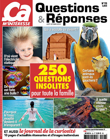 Ça M’Intéresse Questions & Réponses - Août-Octobre 2018