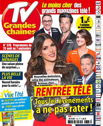 TV Grandes chaînes - 25 Août 2018
