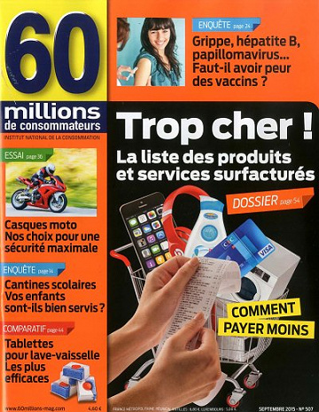 60 Millions De Consommateurs N°507 - Trop Cher! : La Liste Des Produits Et Services Surfacturés