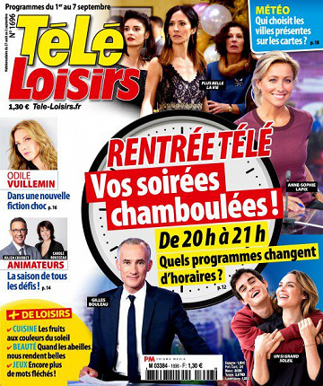 Télé Loisirs - 27 Août 2018