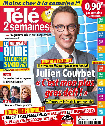 Télé 2 Semaines - 1er Septembre 2018