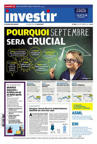 Investir - 1er Septembre 2018