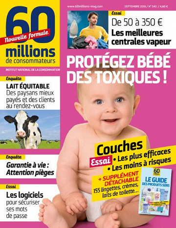 60 Millions de Consommateurs - Septembre 2018