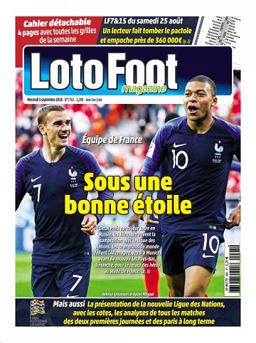 Loto Foot - 5 Septembre 2018