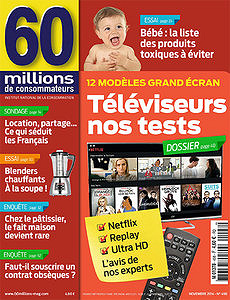 60 millions de consommateurs No.498 - Téléviseurs nos tests