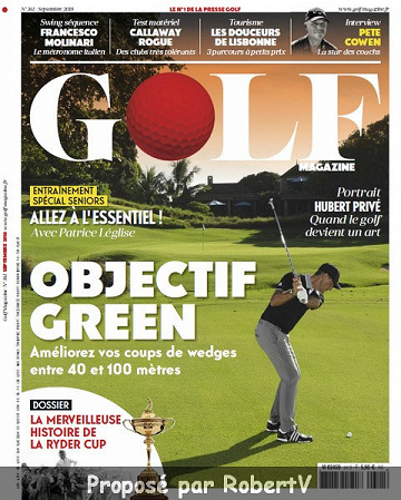 Golf Magazine N°341 - Septembre 2018