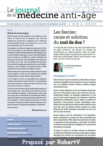 Le Journal de la Médecine Anti-Âge N°18 - Juin 2018