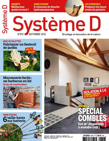 Système D N°872 - Septembre 2018