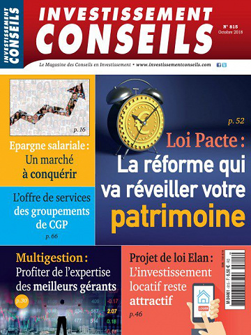 Investissement Conseils - Octobre 2018