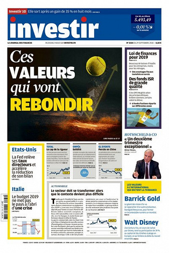 Investir N°2334 - 29 Septembre 2018