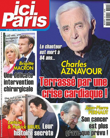 Ici Paris - 3 Octobre 2018
