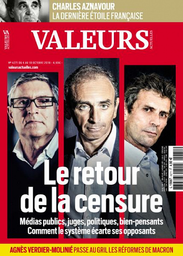 Valeurs Actuelles - 4 Octobre 2018