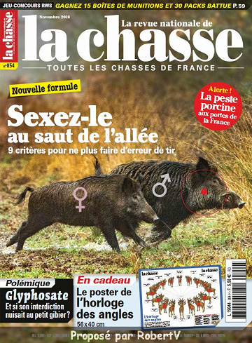 La Revue Nationale de la Chasse N°854 - Novembre 2018