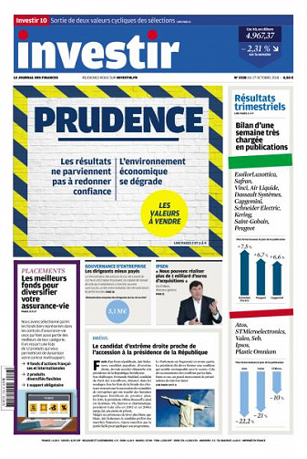 Investir - 26 Octobre 2018