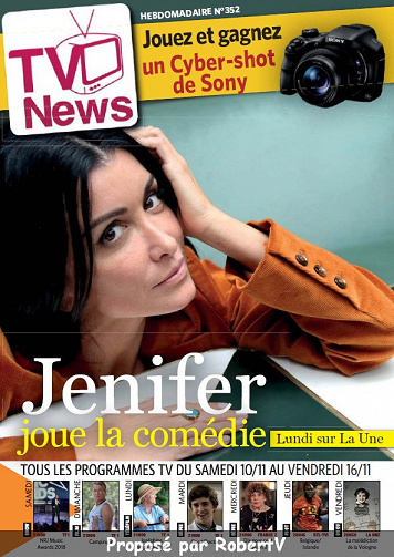 TV News N°352 (Magazine TV du "Le Soir") - Samedi 10 au 16 Novembre 2018