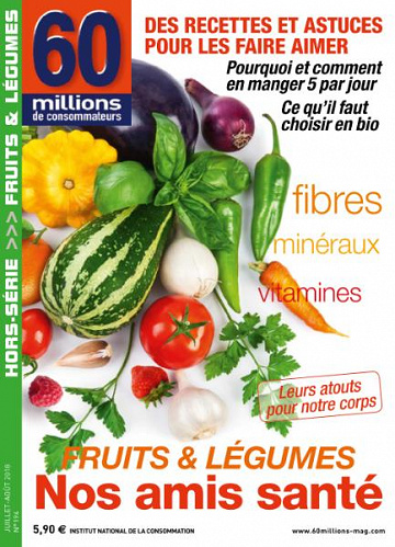 60 Millions de consommateurs Hors-Série - Juillet-Aout 2018
