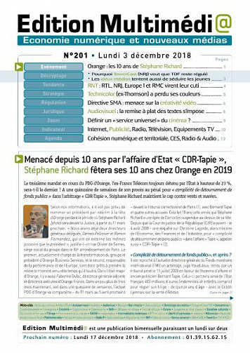 Édition Multimédia - 3 Décembre 2018