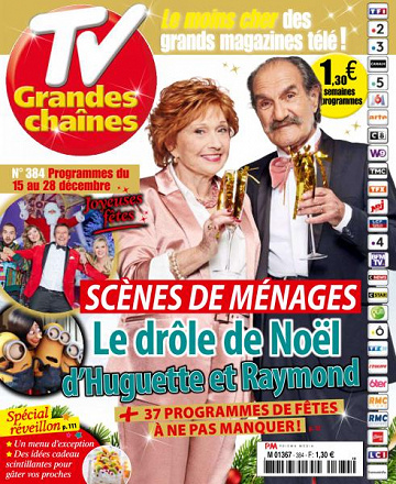TV Grandes chaînes - 15 Décembre 2018